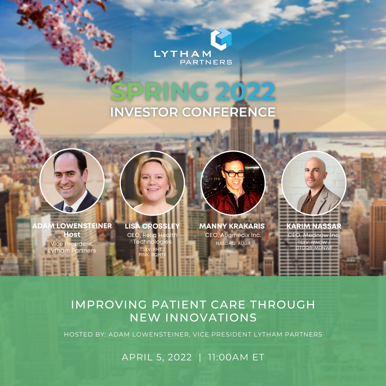 Healthcare Spring 2022 Panel Blog Post